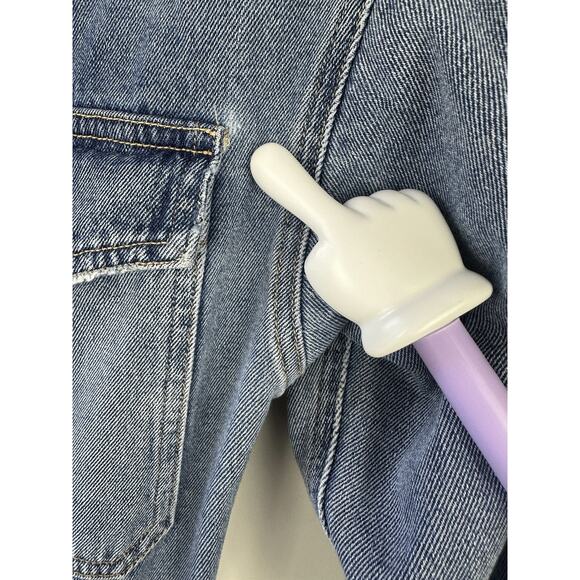 Citizens of Humanity Distressed Marta Denim Jumpsuit Blue Jean Coveralls Small - Picture 7 of 16